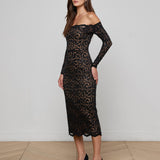 L'AGENCE - Lindsay Sequined Lace Dress