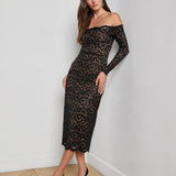 L'AGENCE - Lindsay Sequined Lace Dress