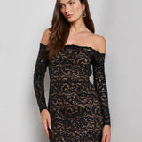 L'AGENCE - Lindsay Sequined Lace Dress