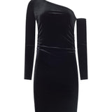 L'AGENCE - Lynne Velvet Mini Dress