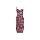 L'AGENCE - Jennifer Lace Midi Dress