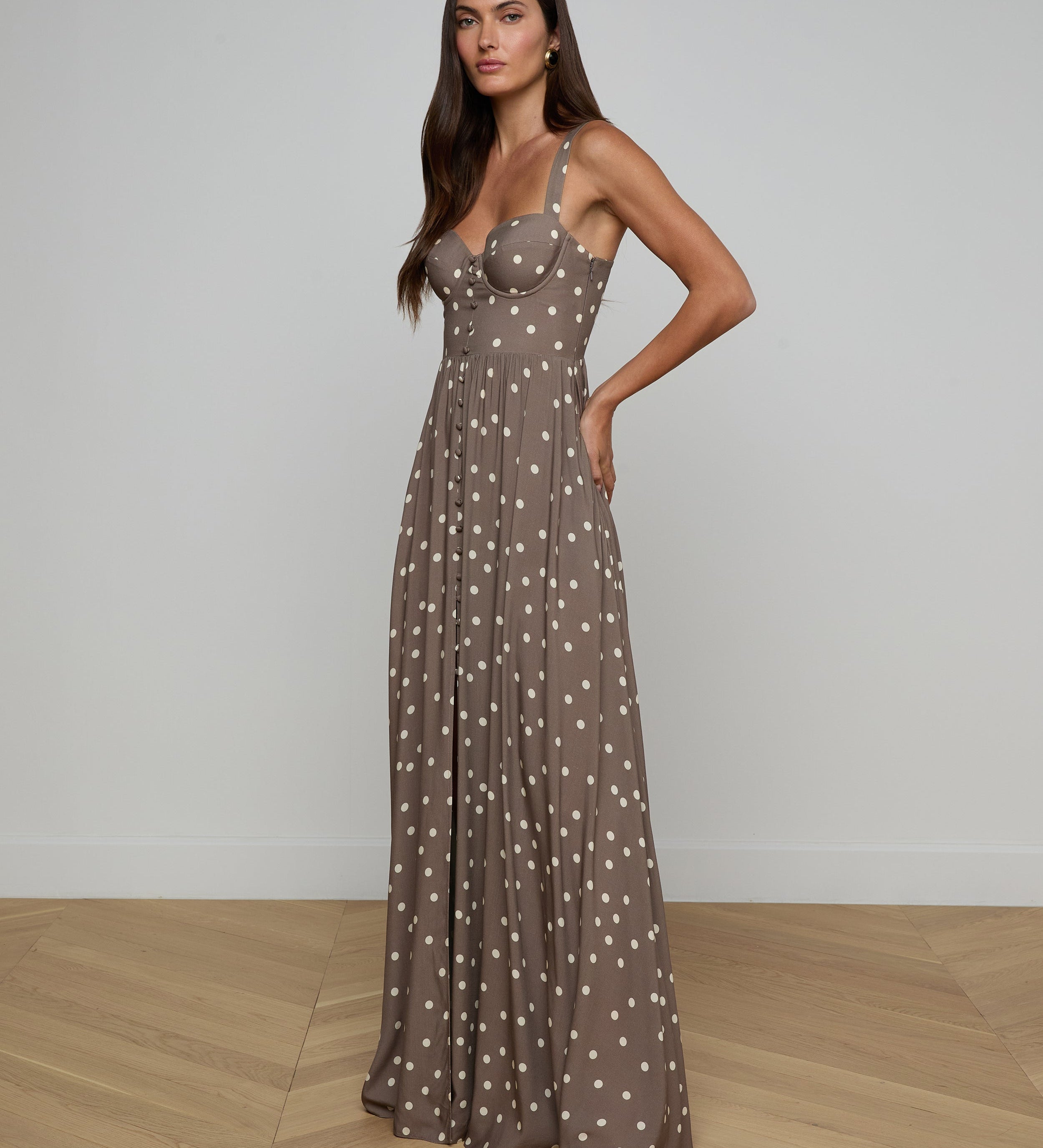L'AGENCE - Rosette Maxi Dress