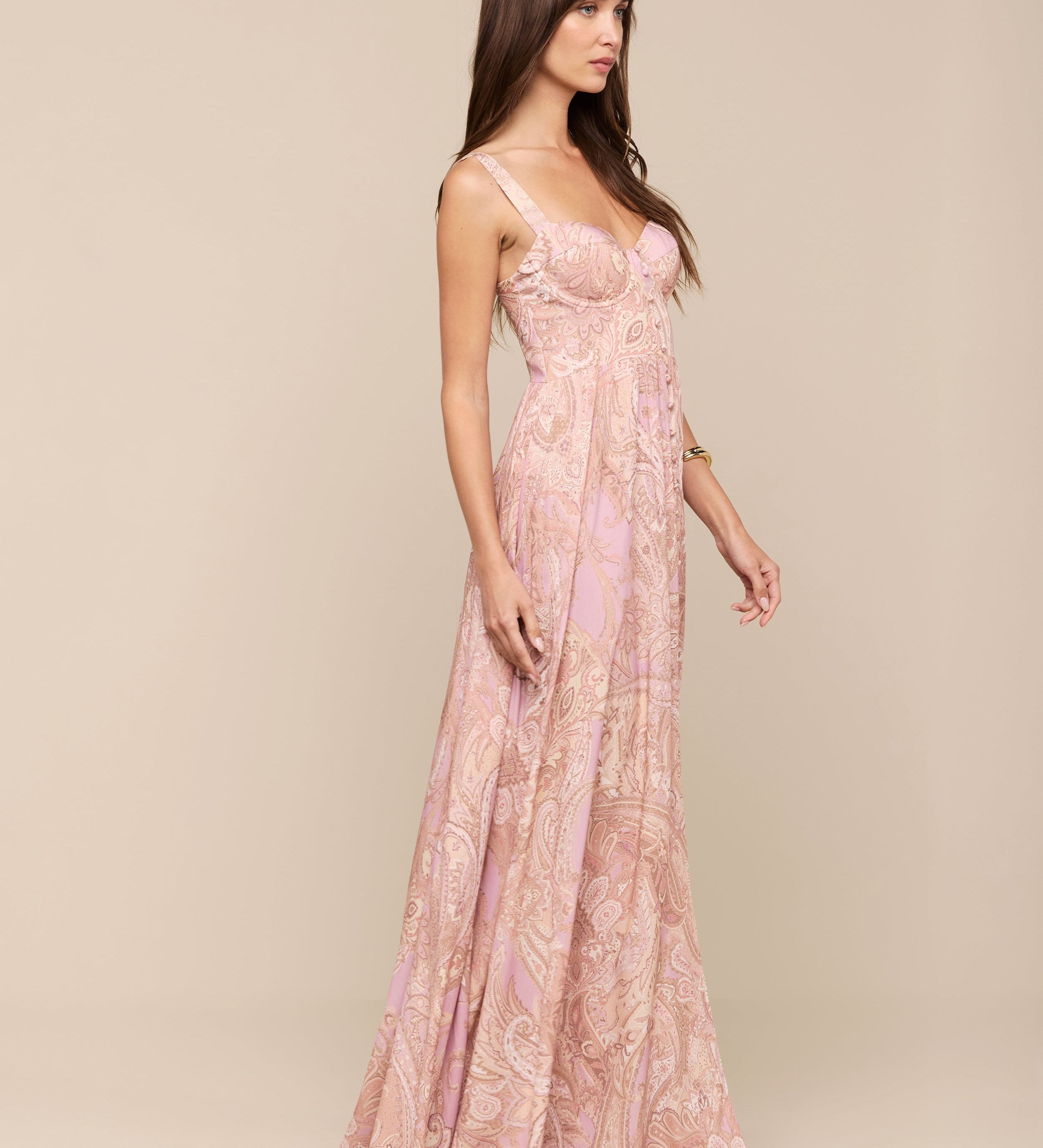 L'AGENCE - Rosette Maxi Dress