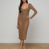 L'AGENCE - Sorella Mesh Midi Dress