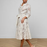 L'AGENCE - Ralphie Lace Midi Dress
