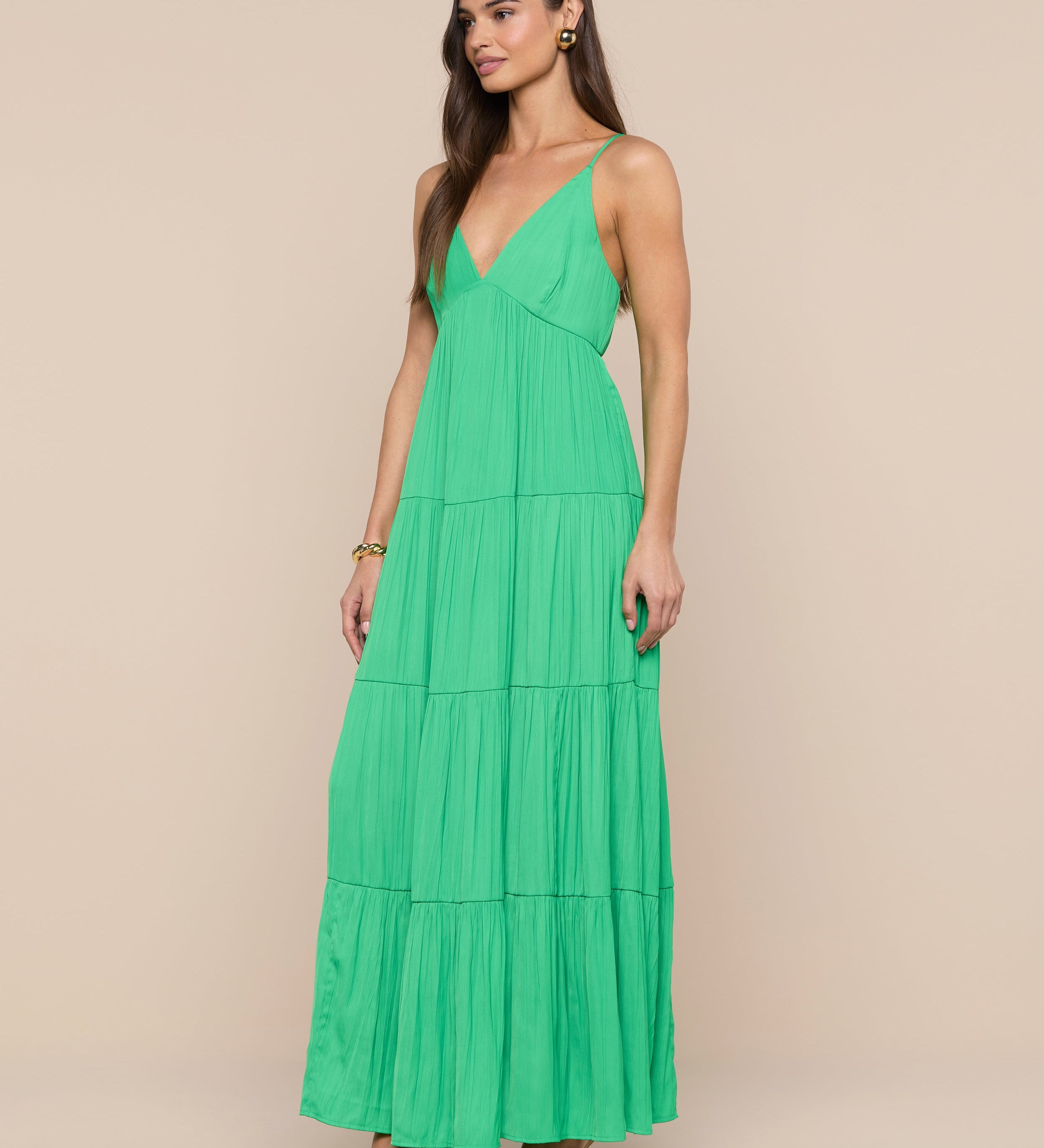 L'AGENCE - Lua Tiered Maxi Dress