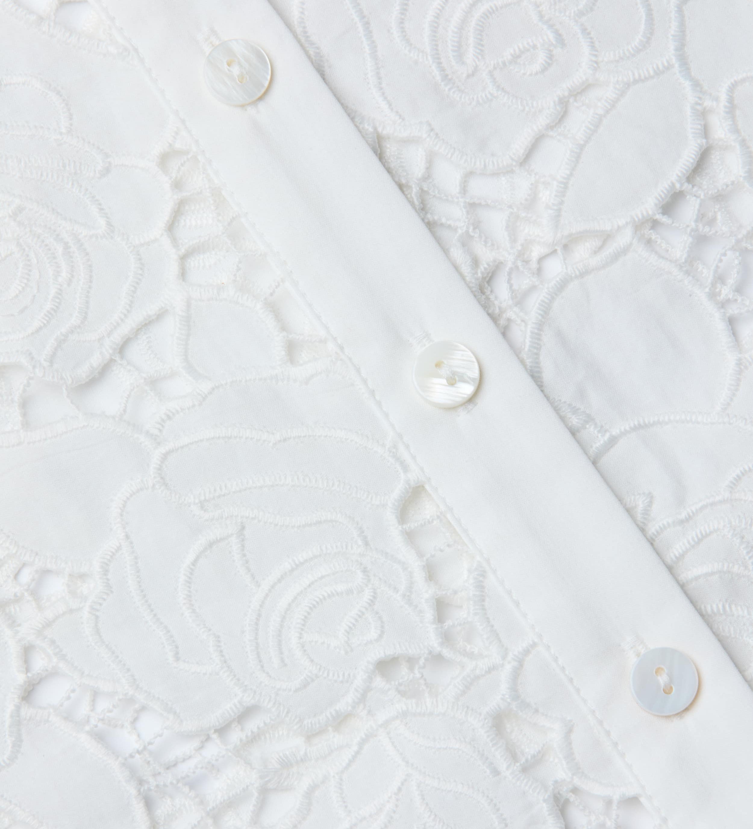 L'AGENCE - May Eyelet Shirt Dress