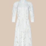 L'AGENCE - May Eyelet Shirt Dress