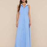 L'AGENCE - Maurie Poplin Maxi Dress