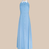 L'AGENCE - Maurie Poplin Maxi Dress