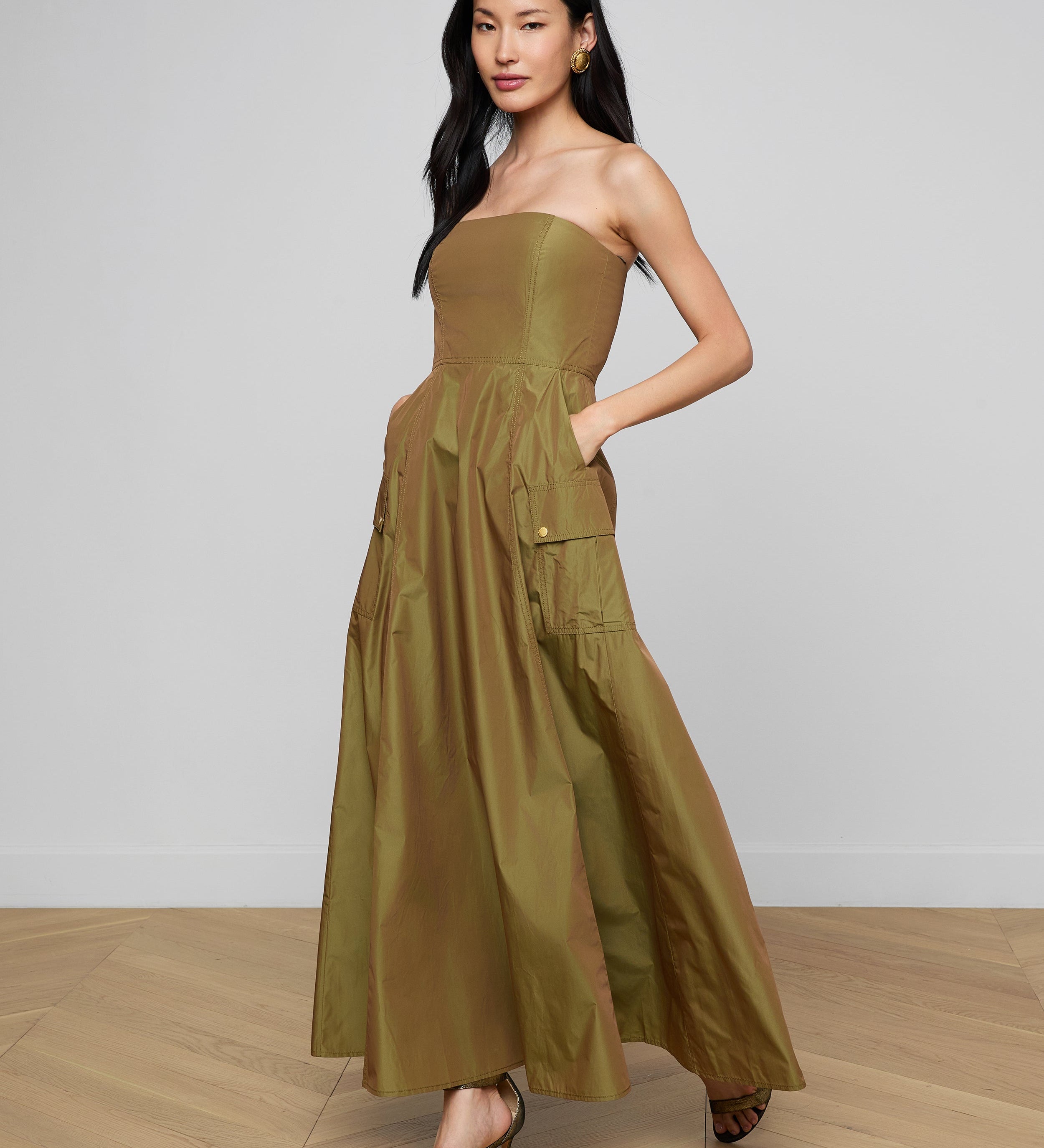 L'AGENCE - Nessa Strapless Gown