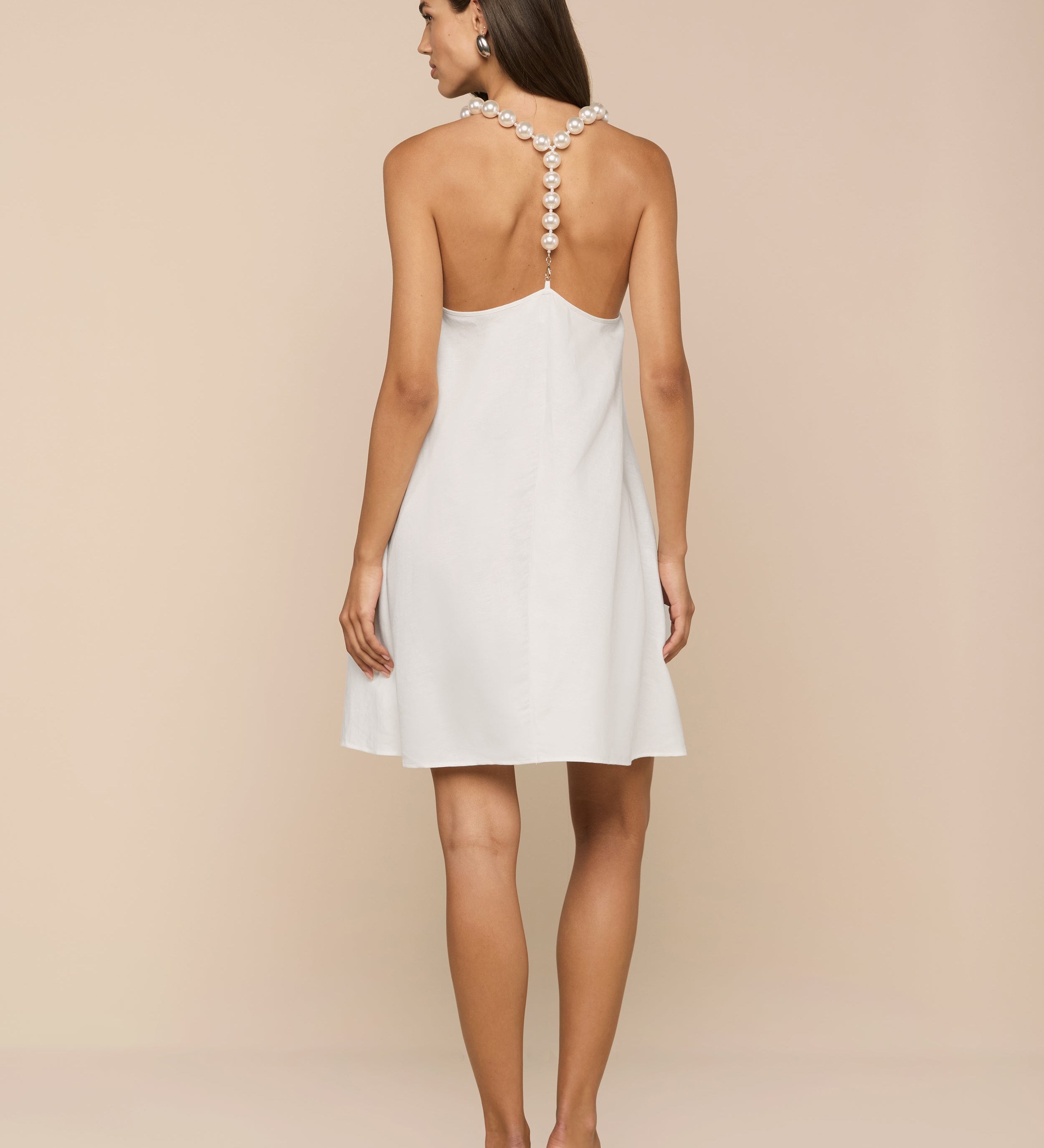 L'AGENCE - Amora Pearl Strap Dress