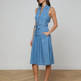 L'AGENCE - Kieran Jean Shirt Dress