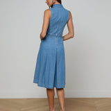 L'AGENCE - Kieran Jean Shirt Dress