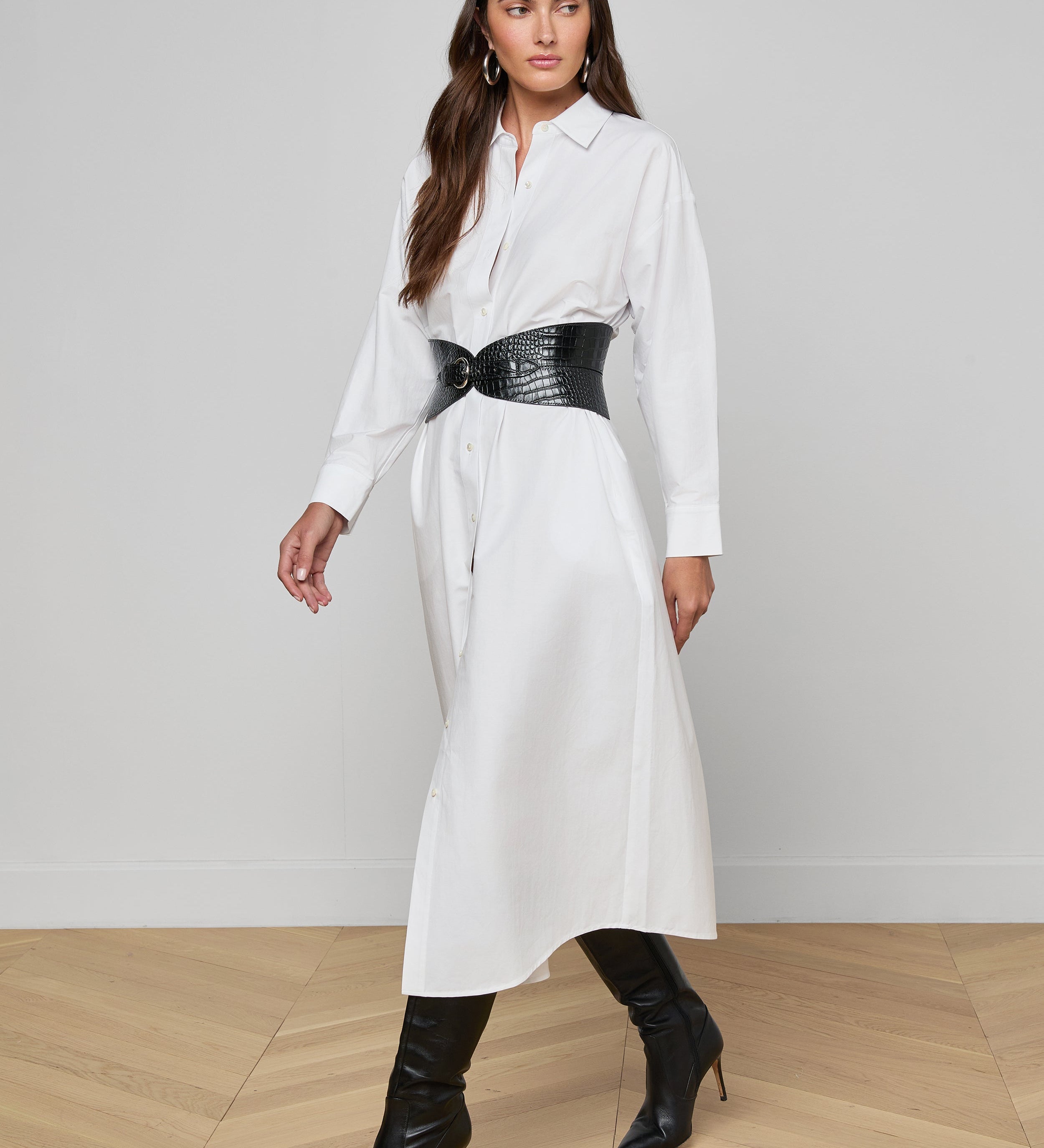 L'AGENCE - Ridley Shirt Dress