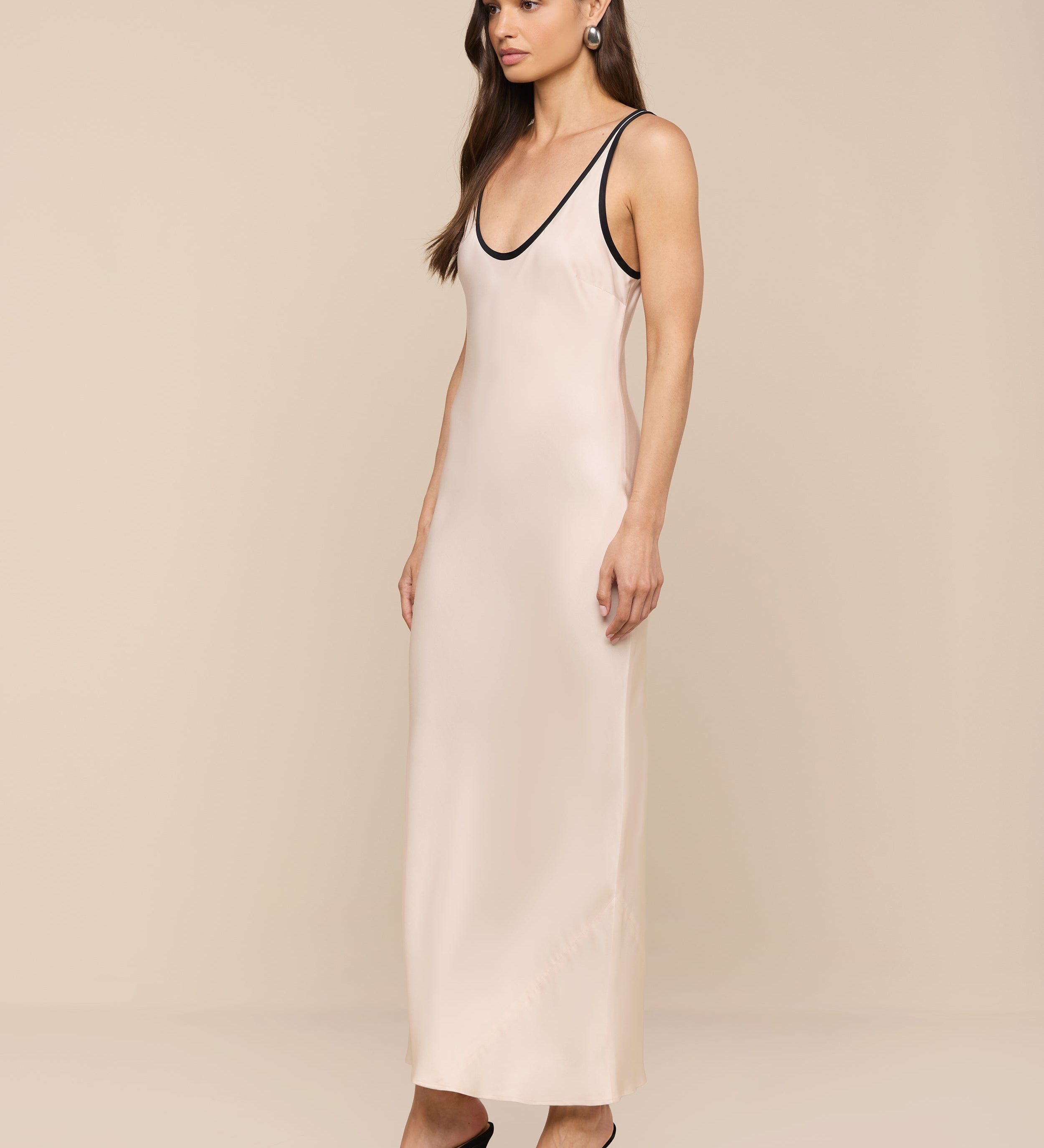L'AGENCE - Akiya Satin Maxi Dress