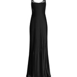 L'AGENCE - Selene Lace Cowl - Neck Gown