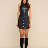 L'AGENCE - Apolline Vegan Leather Dress