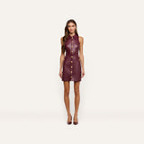L'AGENCE - Apolline Vegan Leather Dress