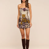 L'AGENCE - Renee Tapestry Mini Dress