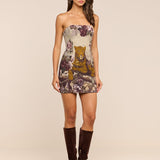 L'AGENCE - Renee Tapestry Mini Dress