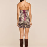 L'AGENCE - Renee Tapestry Mini Dress