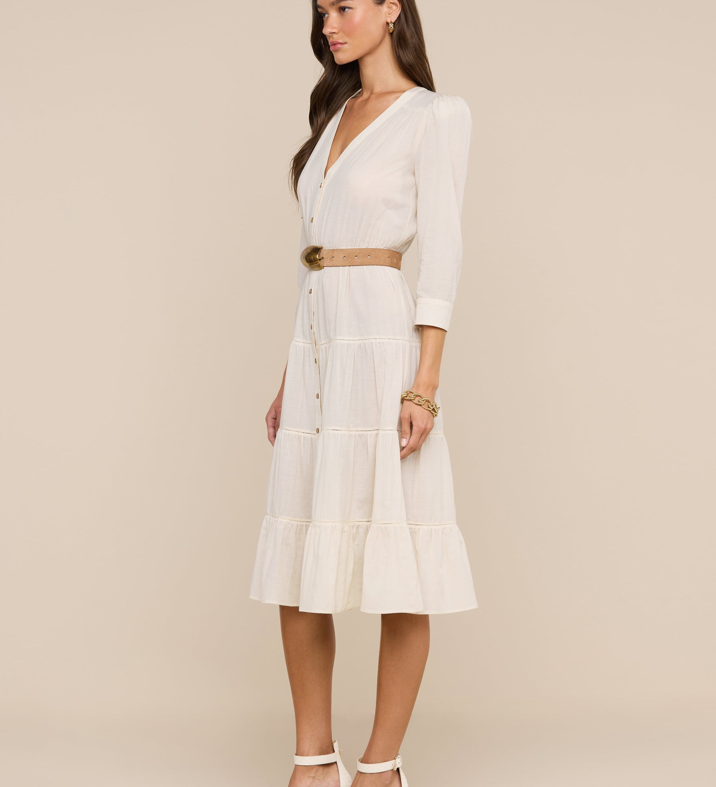 L'AGENCE - Serafine Midi Dress
