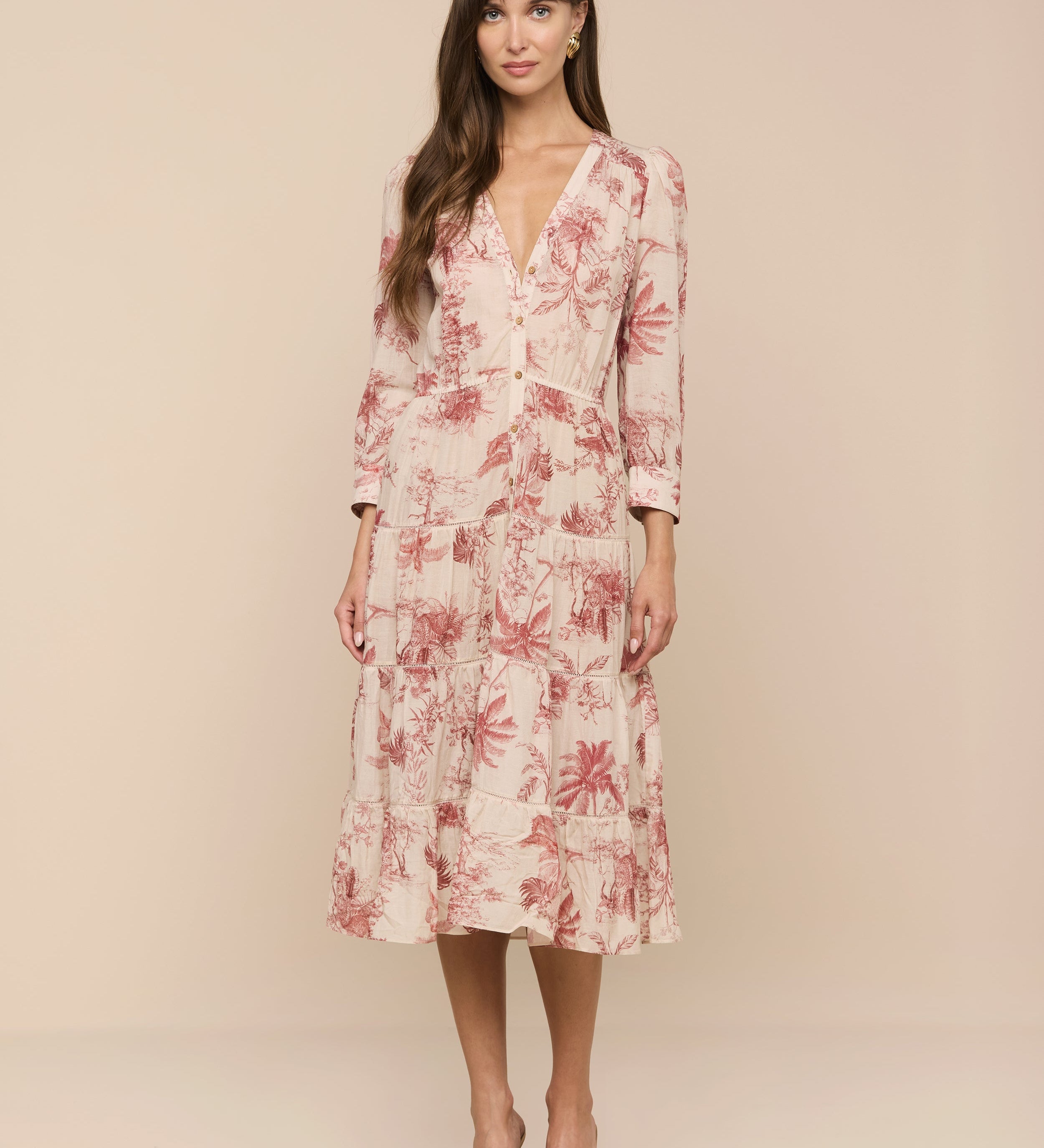 L'AGENCE - Serafine Midi Dress