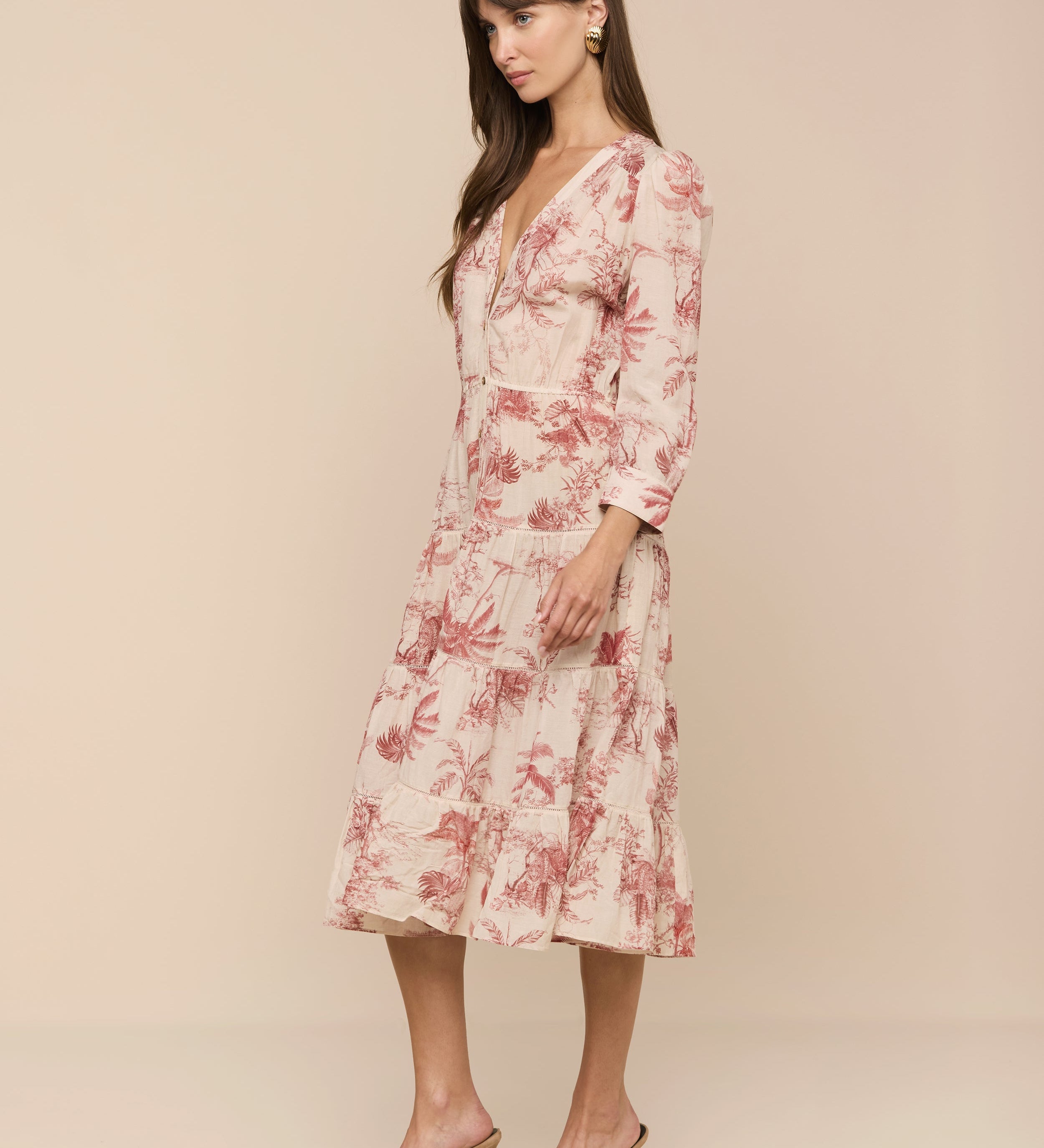 L'AGENCE - Serafine Midi Dress