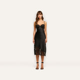 L'AGENCE - Adrienne Silk Lace Dress