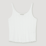 ROHE - Pointelle tank | off white
