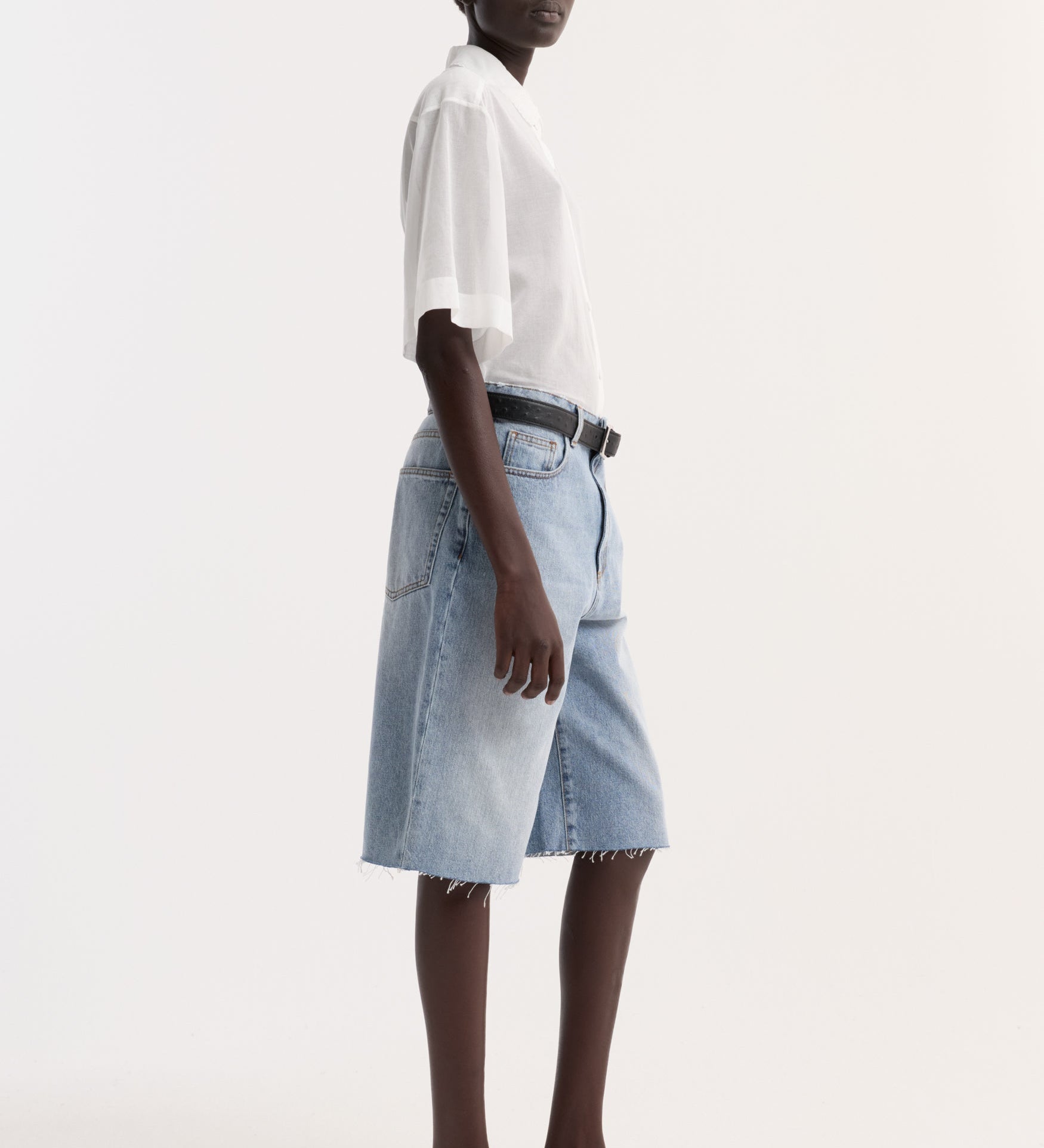 ROHE - Embroidered muslin shirt | optic white