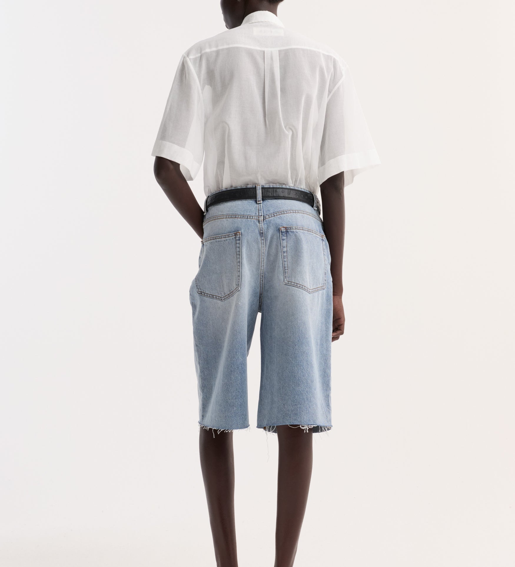 ROHE - Embroidered muslin shirt | optic white
