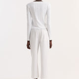 ROHE - Pointelle cardigan | off white