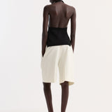 ROHE - Chunky knit halter top | black