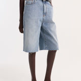 ROHE - Baggy fit denim shorts | classic blue