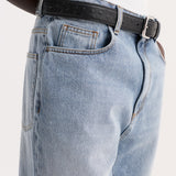 ROHE - Baggy fit denim shorts | classic blue