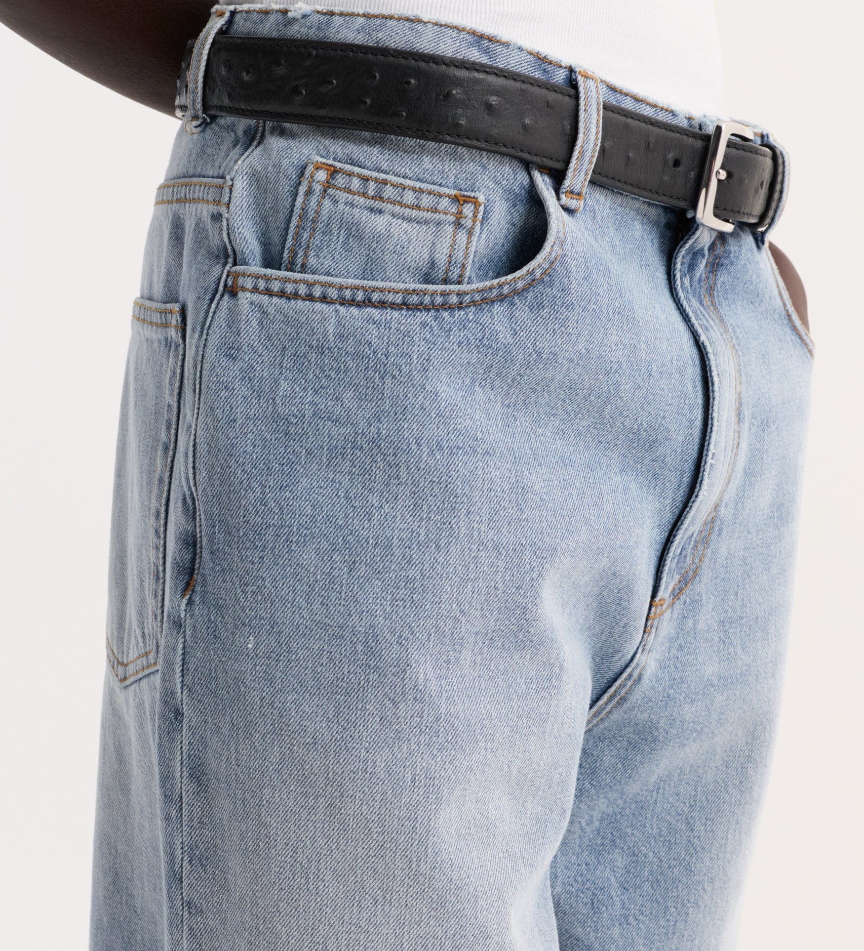 ROHE - Baggy fit denim shorts | classic blue