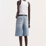 ROHE - Baggy fit denim shorts | classic blue