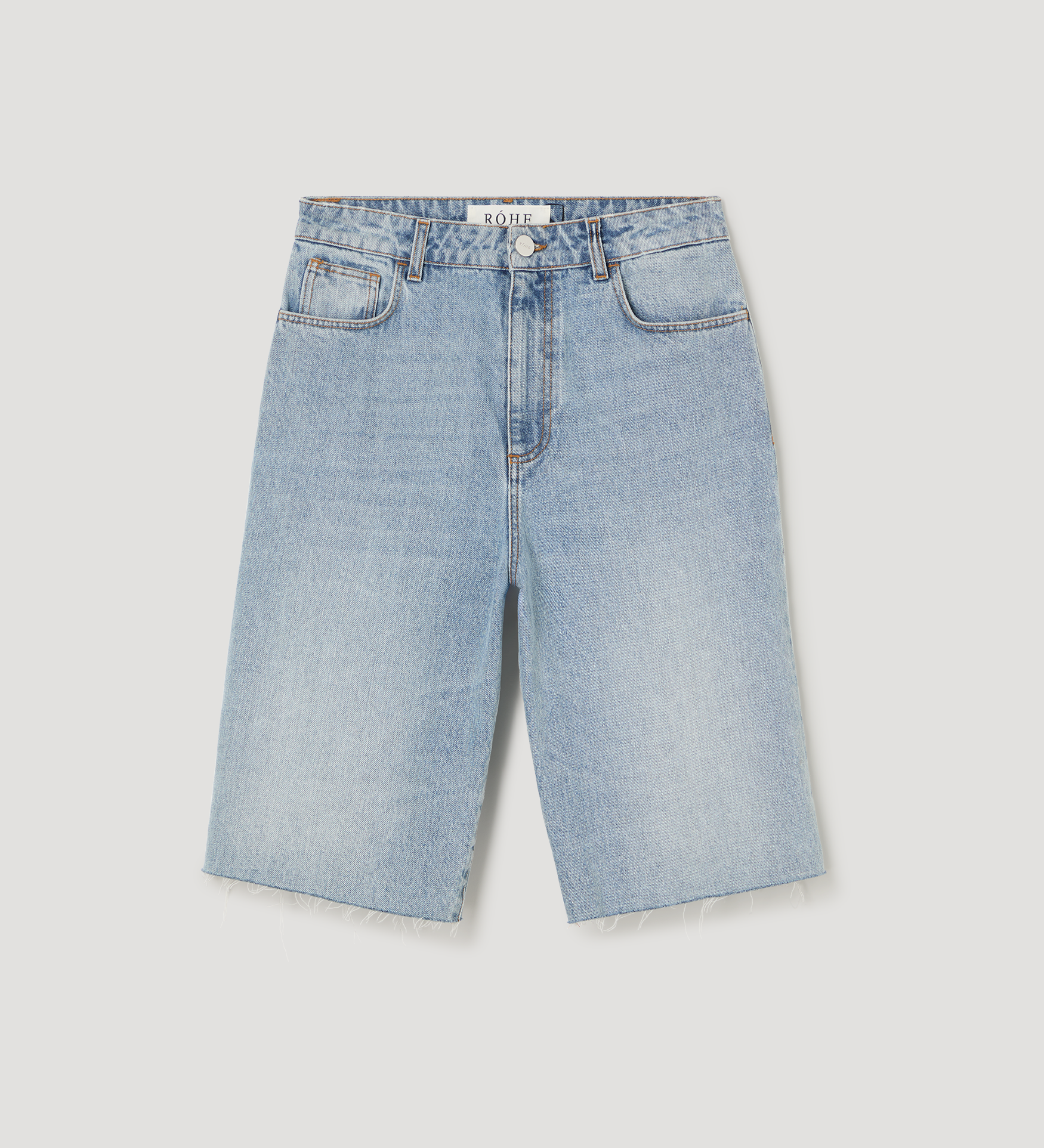 ROHE - Baggy fit denim shorts | classic blue