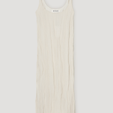 ROHE - Textured square neck dress | cream