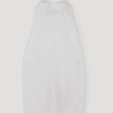 ROHE - Bustier volume dress | optic white