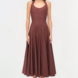 Simkhai - Melissa Cotton Halter Midi Dress