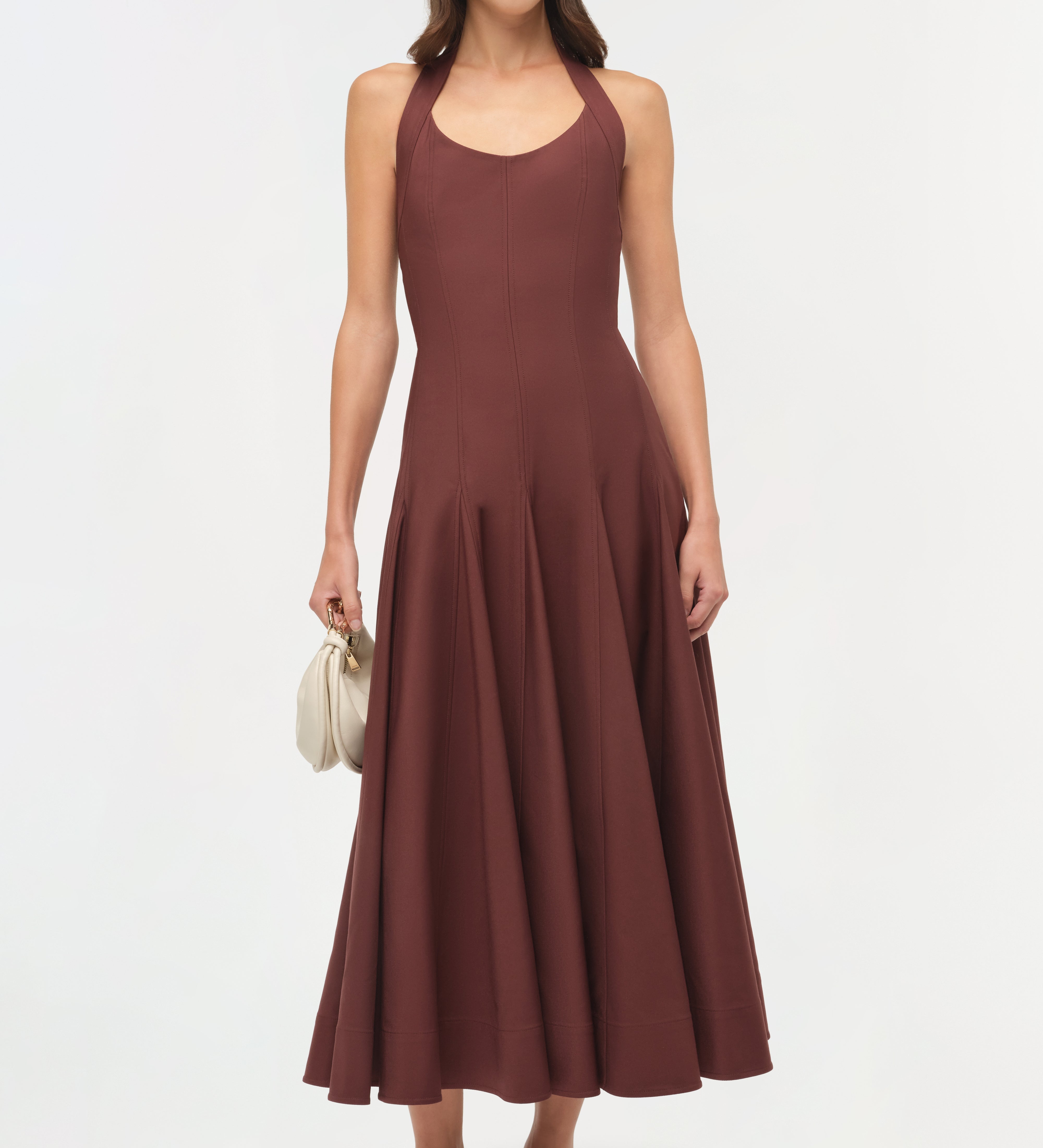 Simkhai - Melissa Cotton Halter Midi Dress