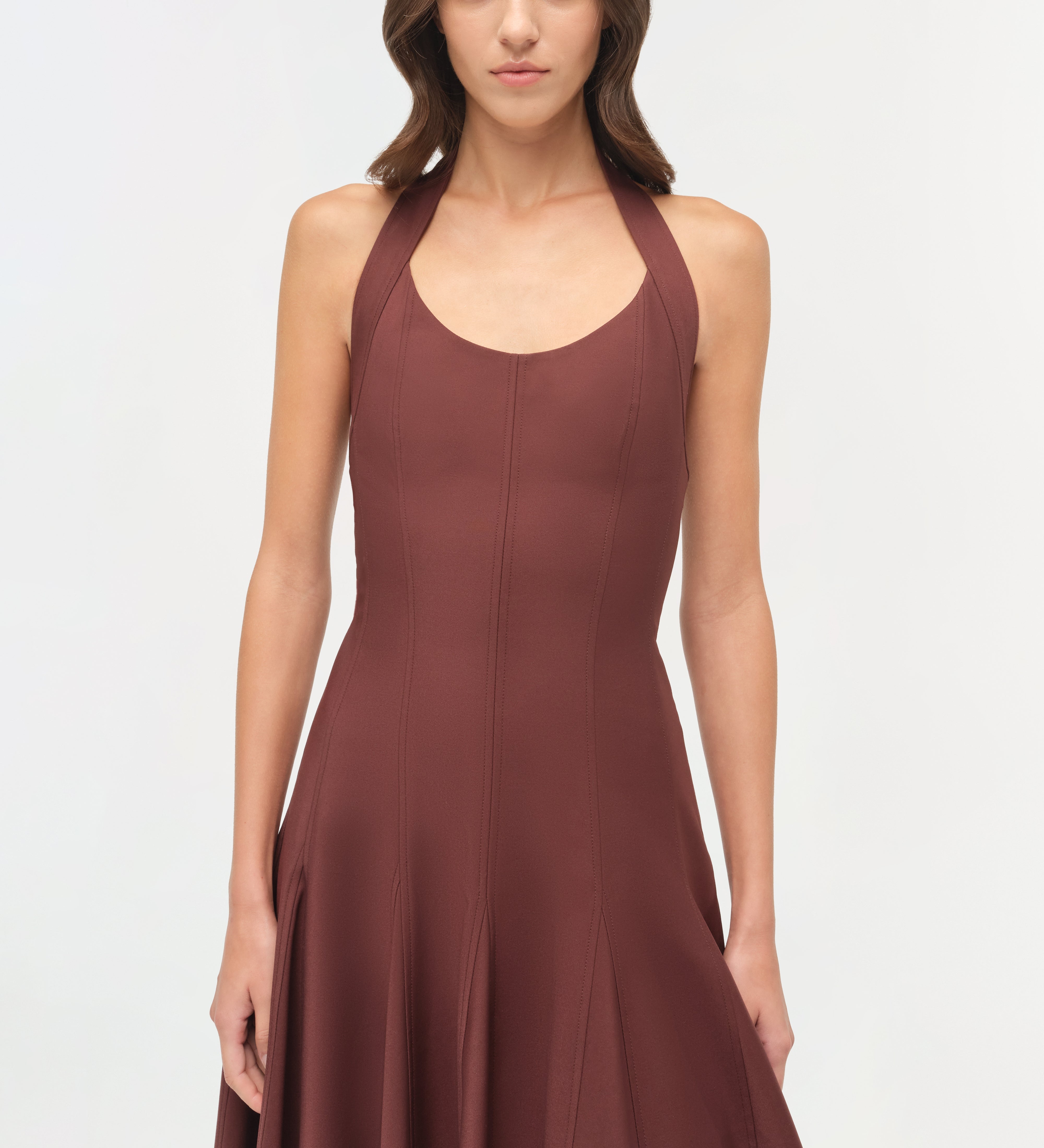 Simkhai - Melissa Cotton Halter Midi Dress