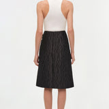 Simkhai - Arla Floral Jacquard Midi Skirt