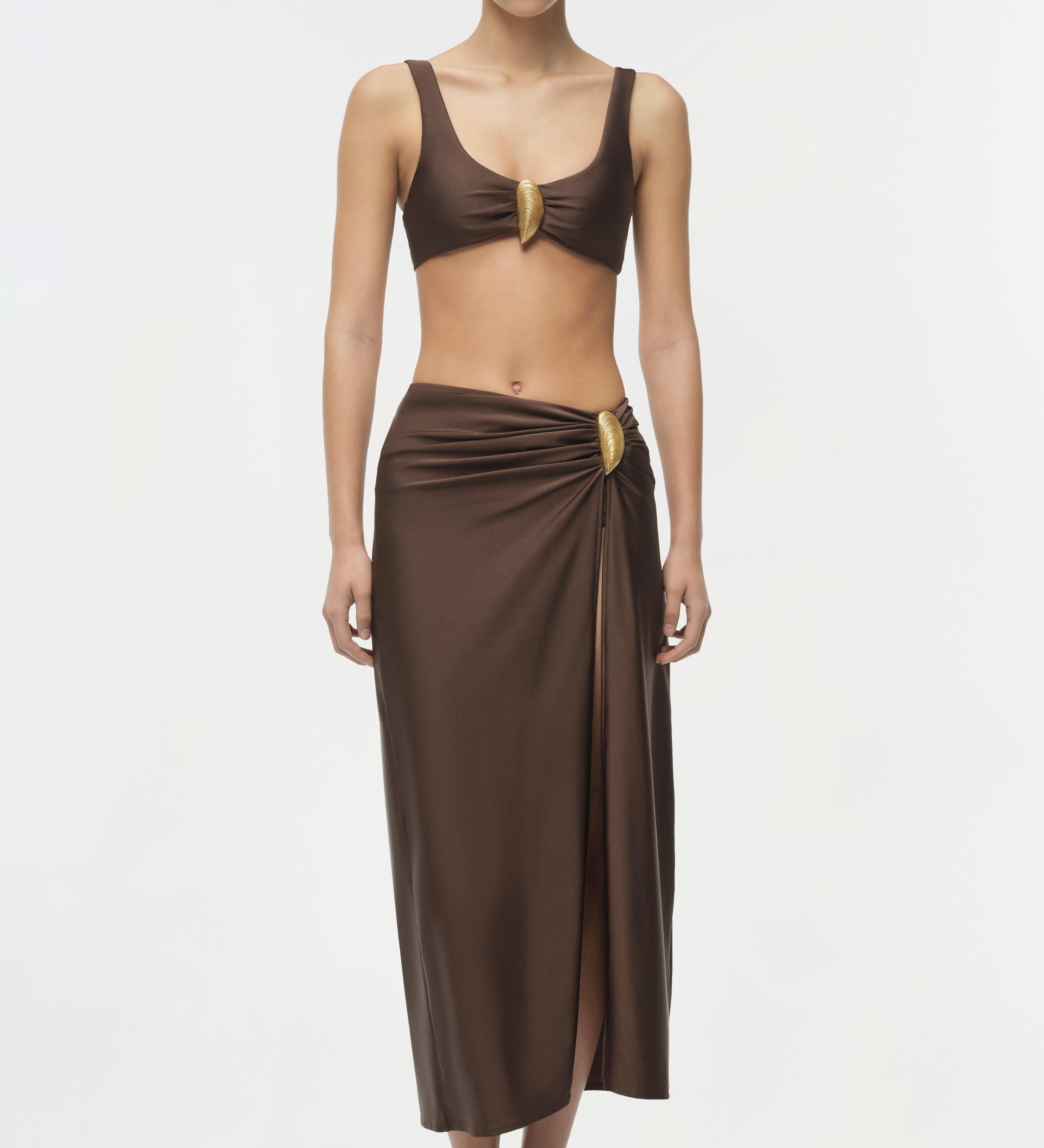 Simkhai - Eiana Shell Midi Skirt
