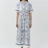 Simkhai - Audria Belted Linen Midi Dress