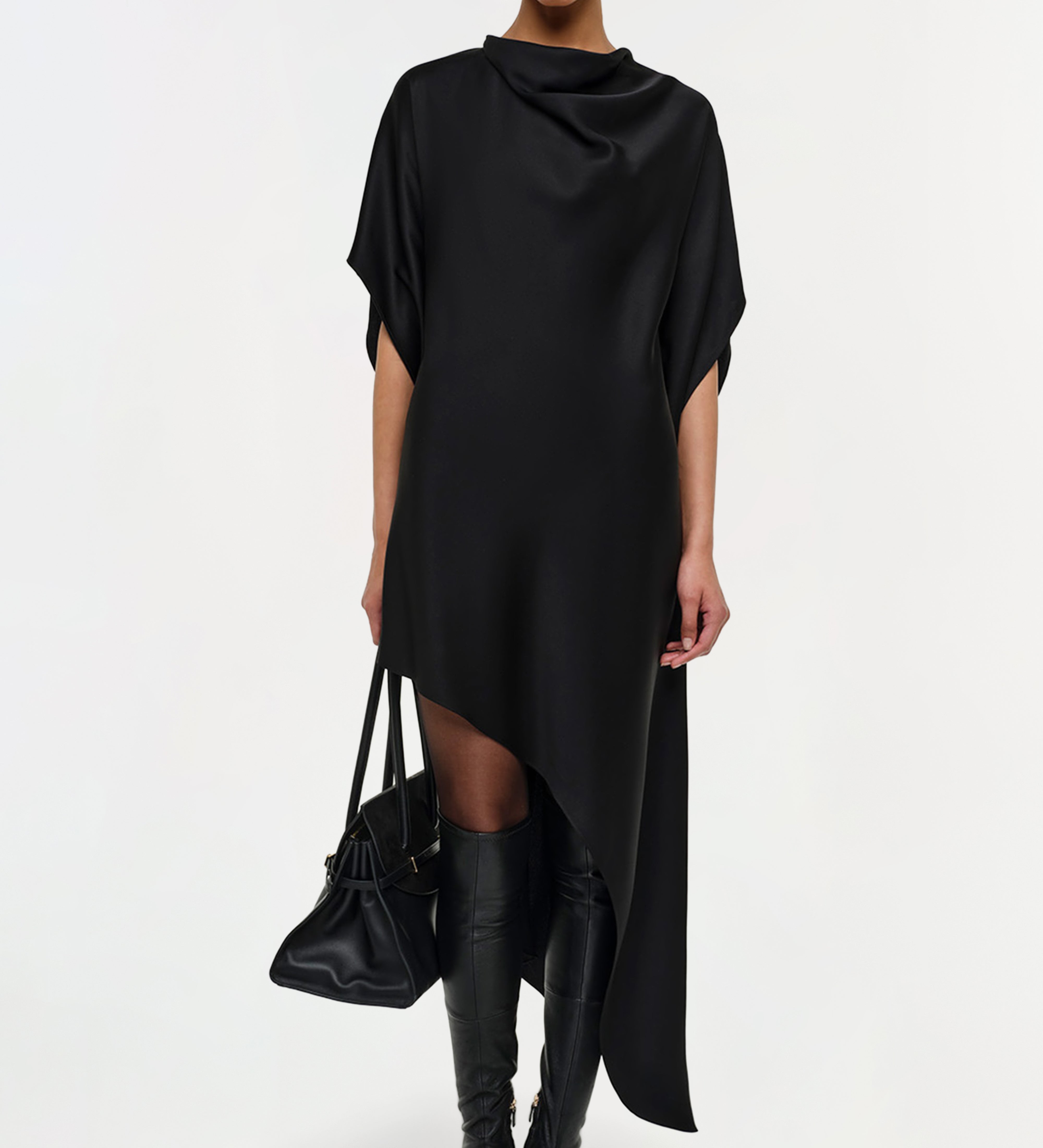 Simkhai - Sadia Satin Mini Cape Dress
