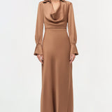 Simkhai - Adelle Draped Satin Gown
